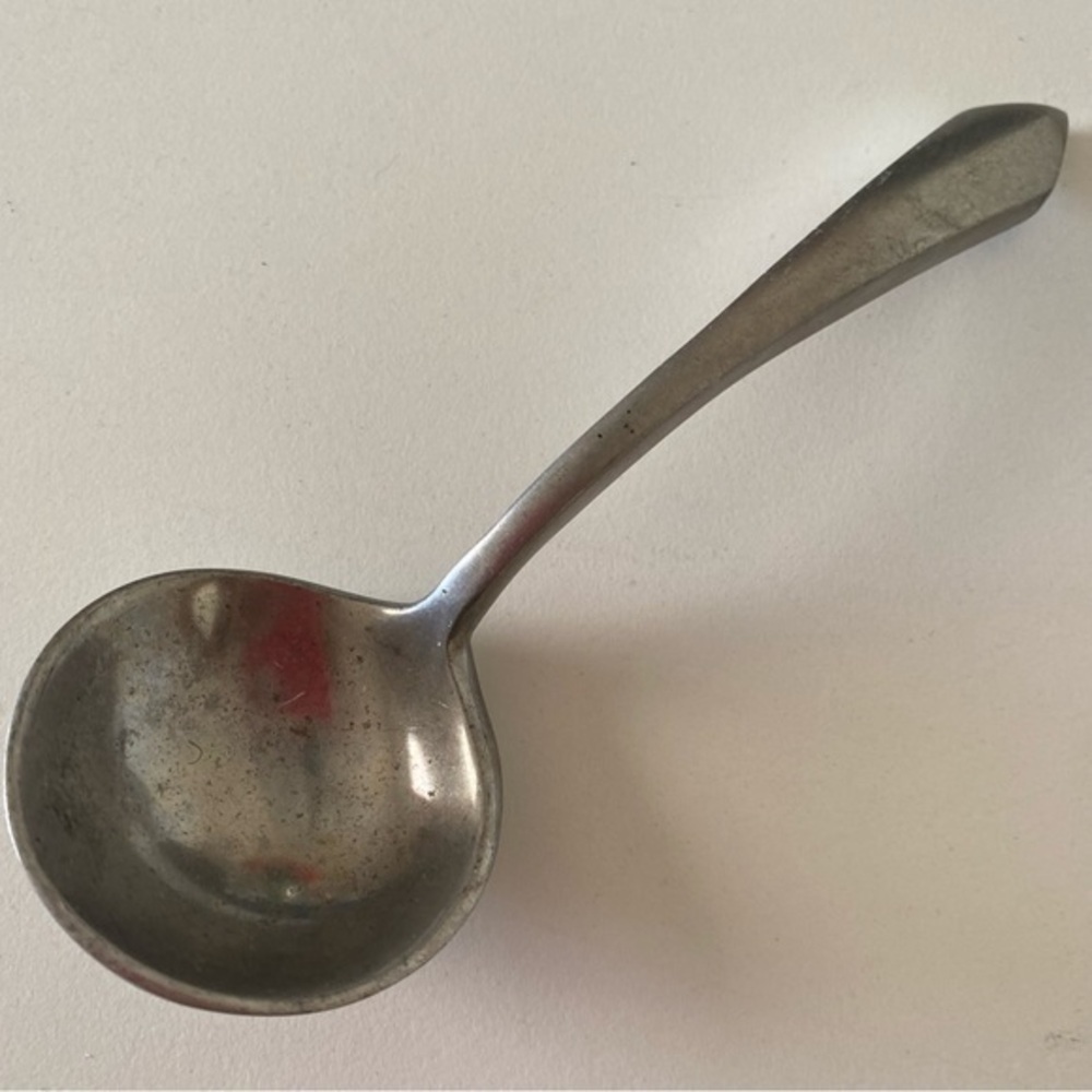 Wilton Armetale vintage pewter small serving ladle spoon EUC